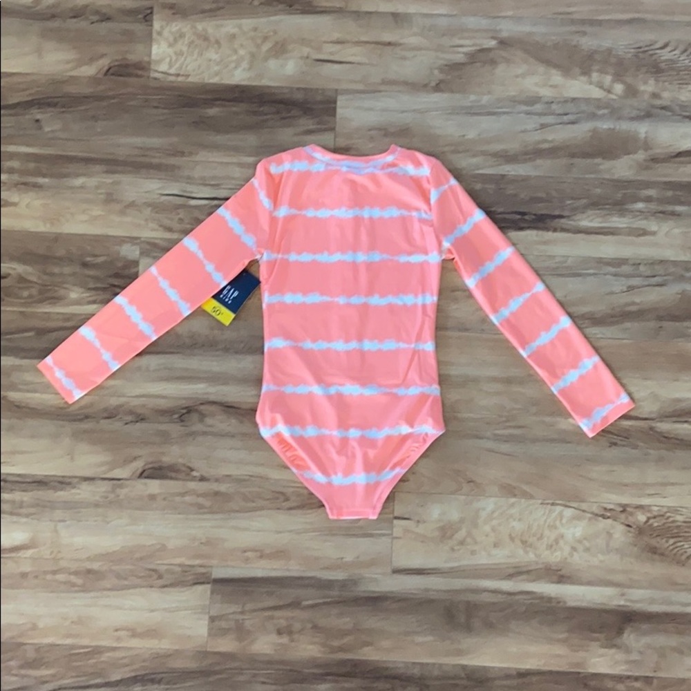 Gap Kids Tie-Dye Zip Rash Guard One-Piece - Picture 5 of 15